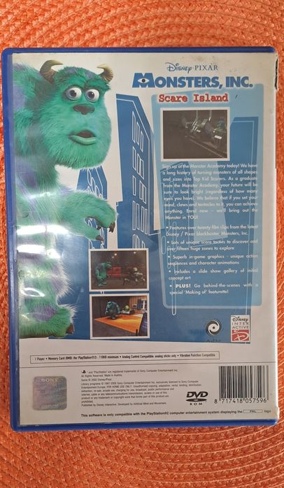 Monsters Inc. Scare Island Ps2