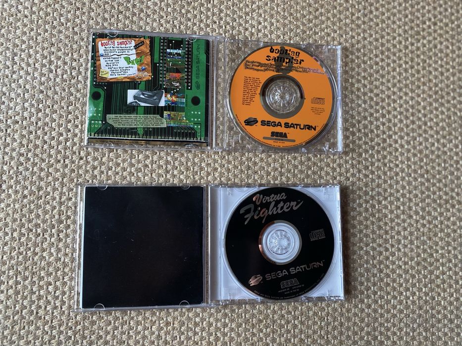 Jogos Sega Saturn - Virtua Fighter e Bootleg