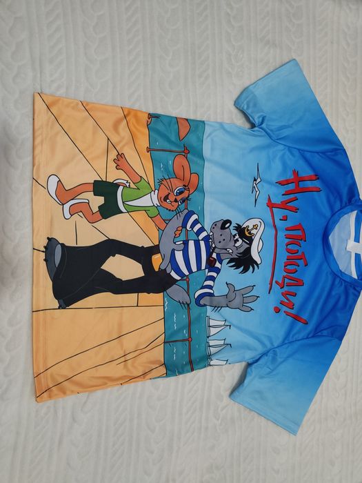 Wilk i Zając super koszulka z bajki PRL Nowa L