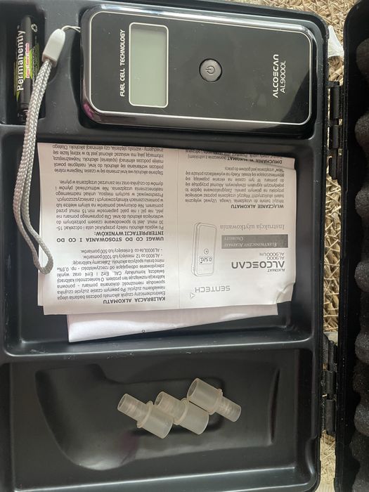 Alkomat Alcoscan AL9000L + etui i akcesoria