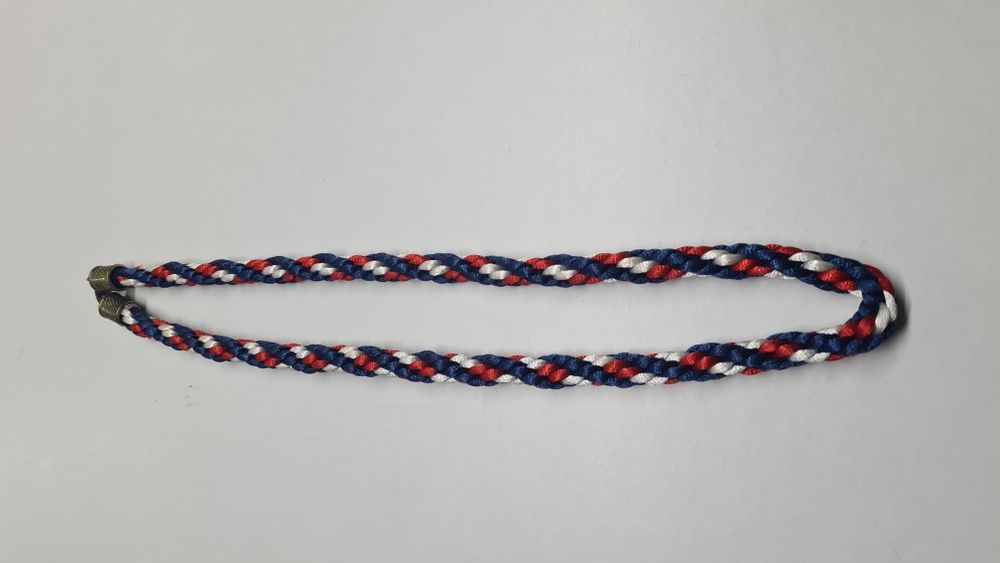 Colares kumihimo em fio de seda