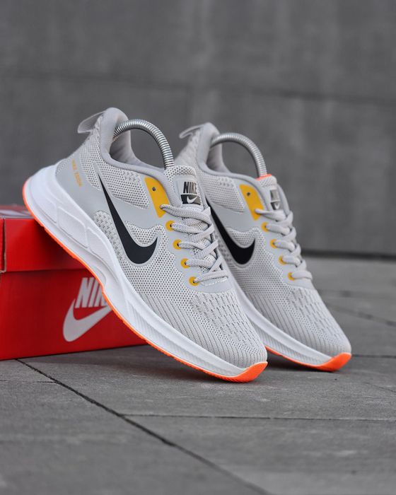 Кросівки Кроссовки Nike air zoom Grey Yellow White Серый Жёлтый Белый Сірий Жовтий Білий Кросовки демісезон