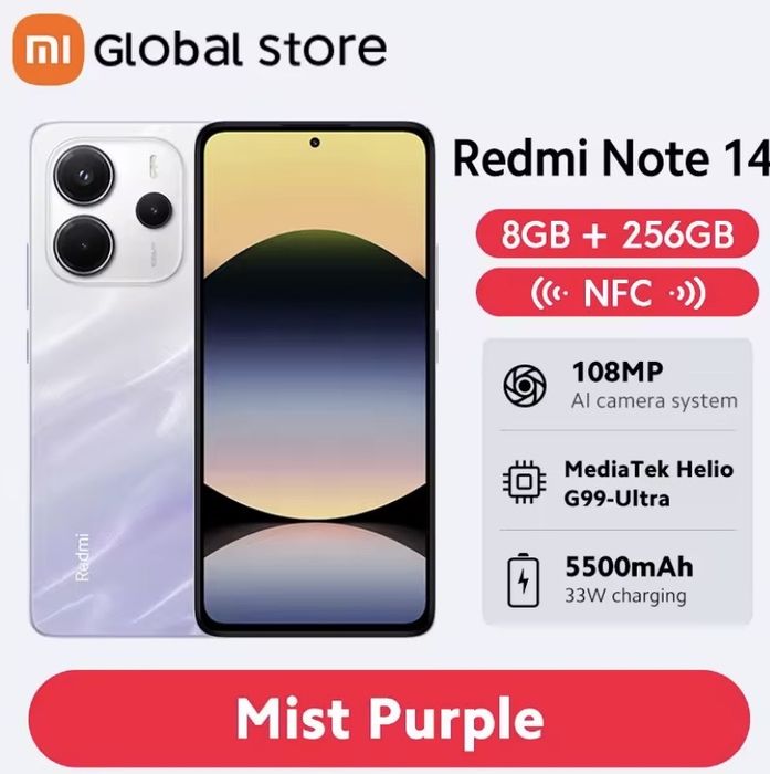 Redmi note 14 nfc 8/128