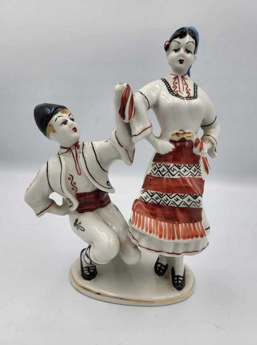 Figurka porcelanowa tancerze góral,Macedonia