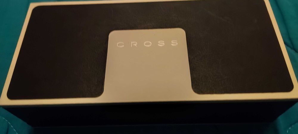 Caneta Sheaffer 100 Brushed Chrome & Cross Aventura Vermelha c/ Caixa