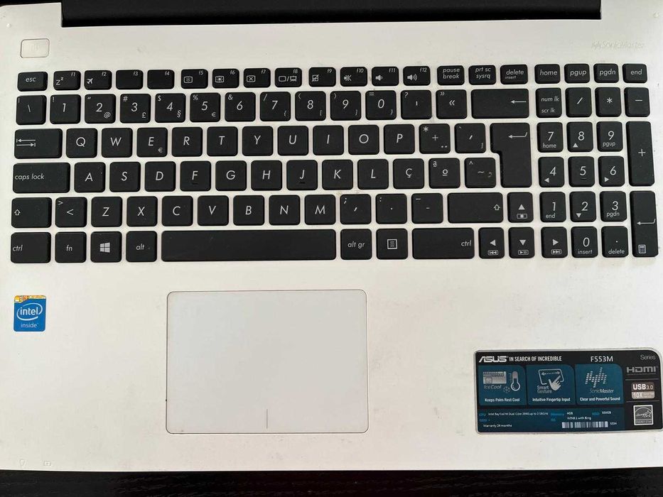 Portátil ASUS Dual-Core RAM4GB Disco 500GB