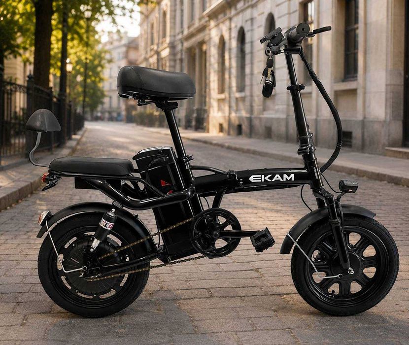САМОВИВІЗ ‼️ Электровелосипед складной E-Kam KM-E7 Pro Plus 1000W 15Ah Рассрочка Електровелосипед