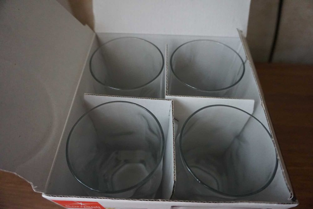 Стаканы, набор стаканов, 4 шт., Bormioli Rocco Sorgente, новый