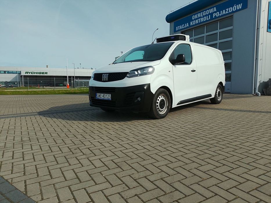 Fiat Scudo L2 Maxi Salon PL Izoterma Chłodnia Mroźnia minus 20st 220V na stoku 3os 2Eupal  Producent Chłodnia/Grzanie cena zimowa gwarancja finansowanie
