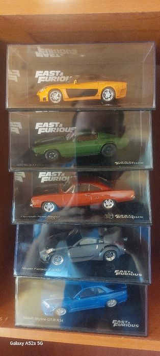 Carros velocidade furiosa 1:43