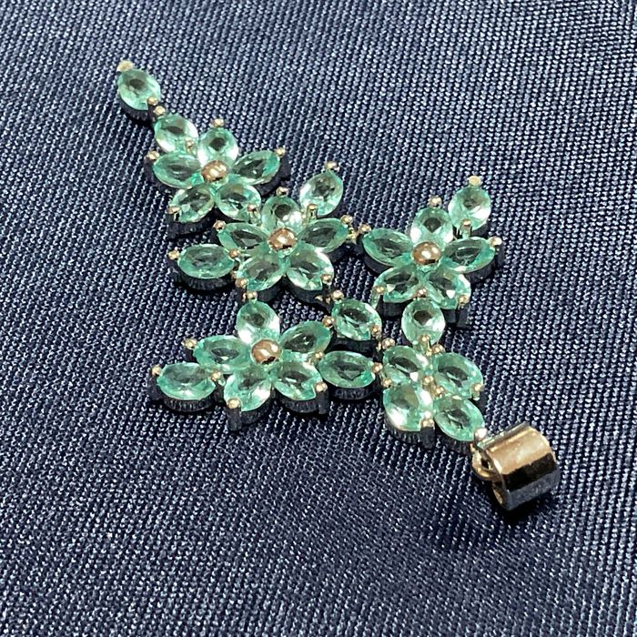 Pendente prata 825 medidas de 5 cm