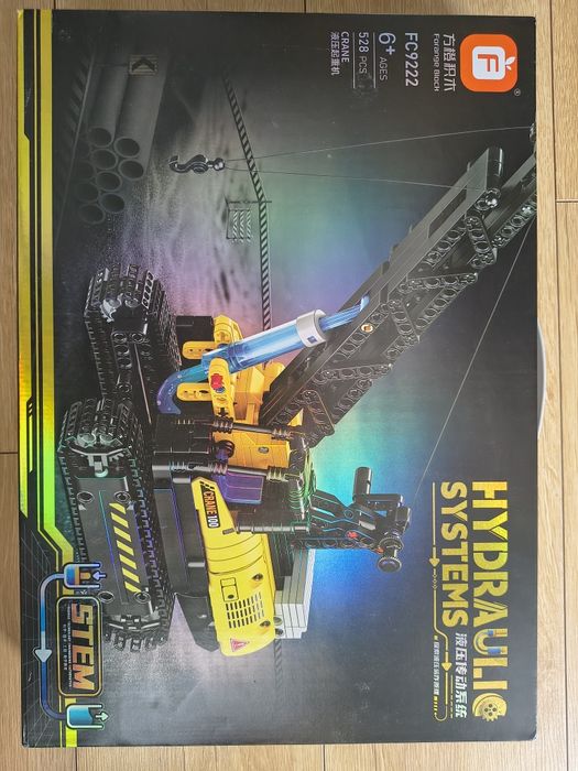 Klocki hydraulic system dźwig Lego