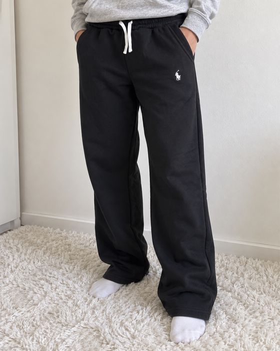 Спортивні штани  Polo Ralph Lauren / Штани / Поло Ральф Лаурен / чорні / білі / теплі