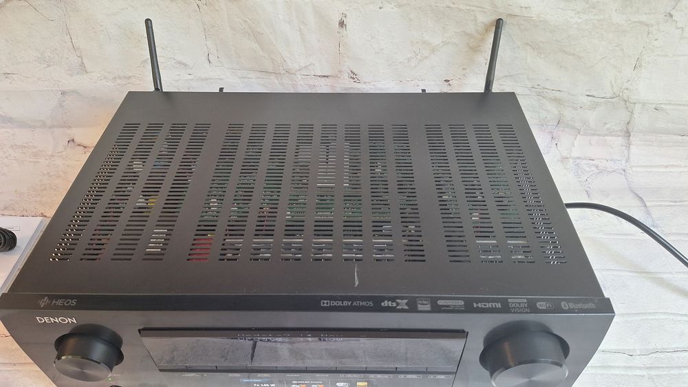 7.2 Denon AVR-X1600 Wi-Fi BT Heos 4K60p eARC DSD Spotify Atmos Vision