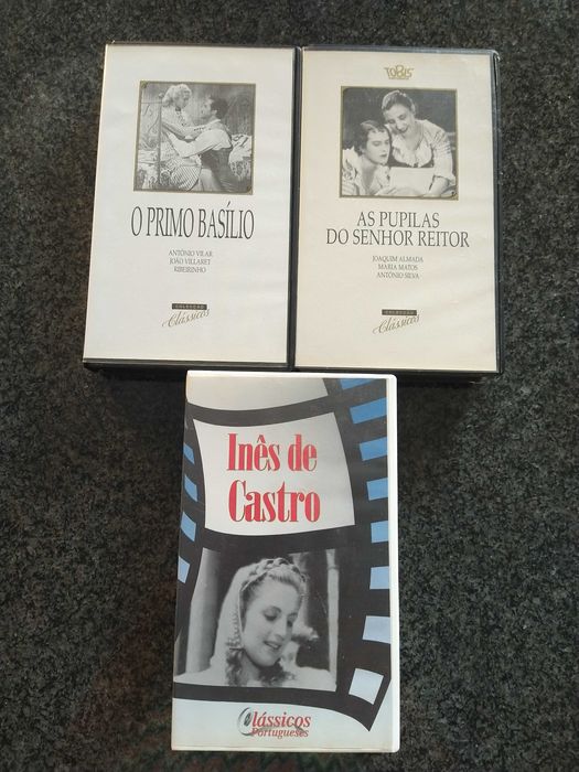 Cassetes VHS antigas