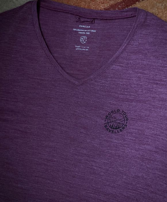 Трекінгова футболка Forclaz merino wool