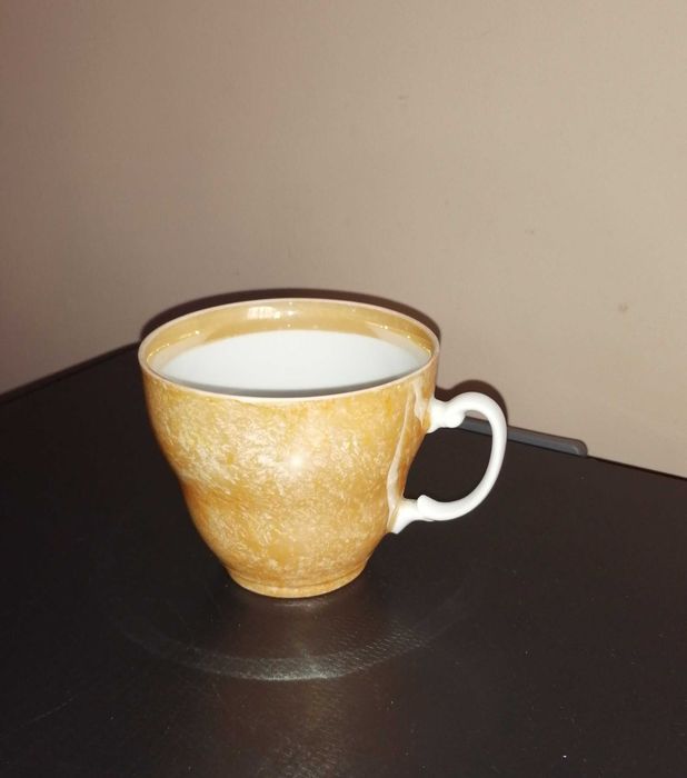 Filiżanka marmurkowa porcelana Włocławek