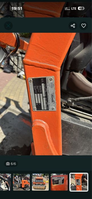 Дорожный каток  hamm hb 13