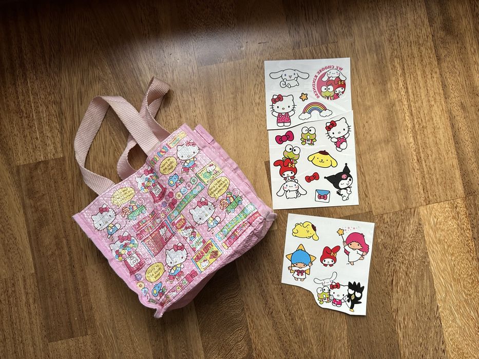 Hello Kitty torebeczka i tatuaże zmywalne
