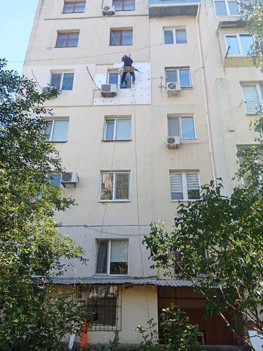 Утепление стен / Фасадов/ Балконов. Уберем ГРИБОК и СЫРОСТЬ. Альпинист