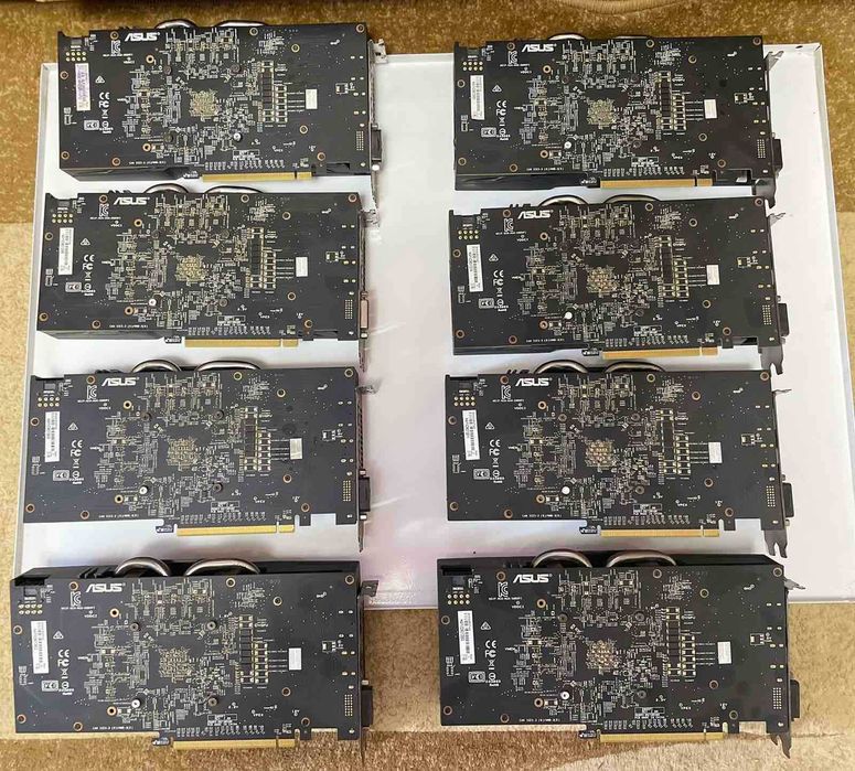 Майнинг Ферма Криптовалют GPU x8 ASUS Radeon RX470 4Gb +Бонус!