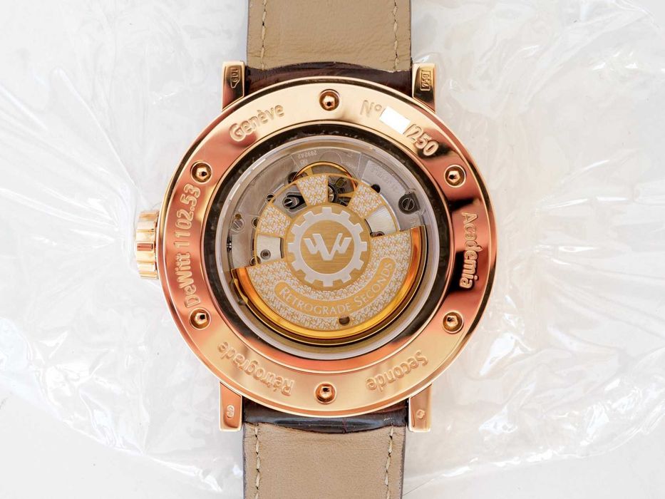 Dewitt Academia Seconde Retrograde Serenity 18K Rose Gold 43
