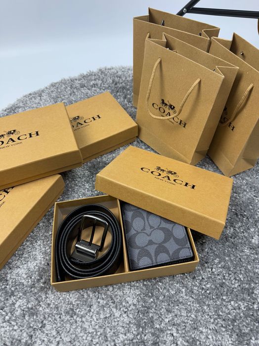 Кошелек ремень Coach ОРИГІНАЛ Подарунковий набір