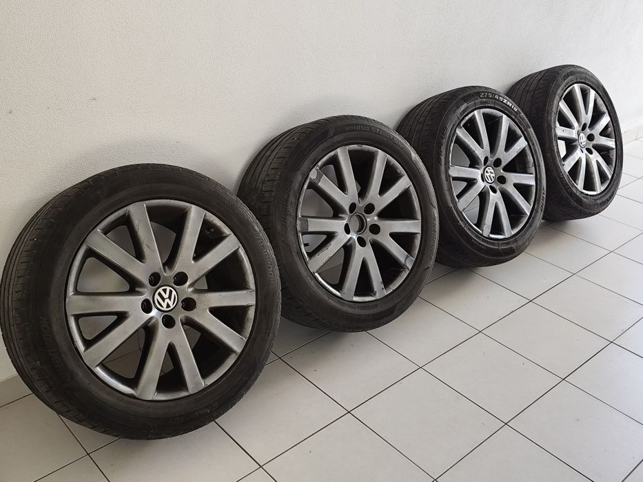 4 Jantes Originais VW Touareg 19" + Pneus