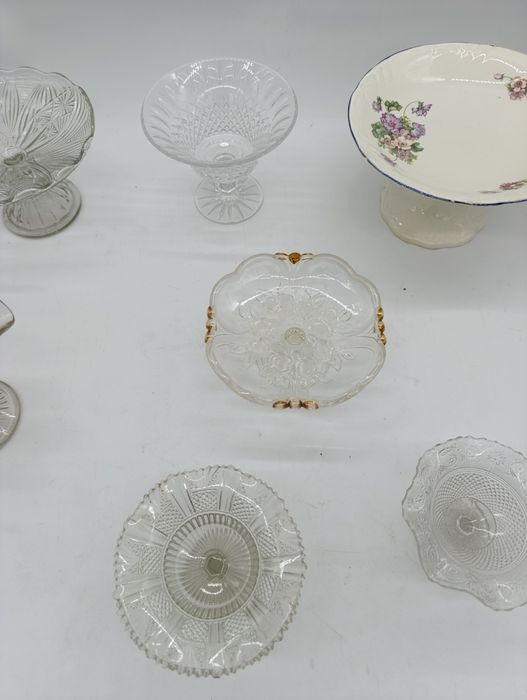 Стеклянная фруктовница конфетница ваза для конфет мороженница СССР