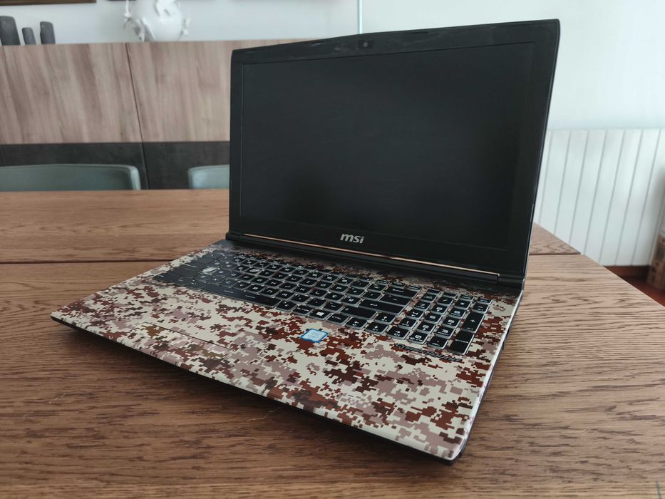 MSI GE62 7RE Camo Squad (Edição Limitada) | i7-7700HQ | GTX 1050 Ti | Gaming