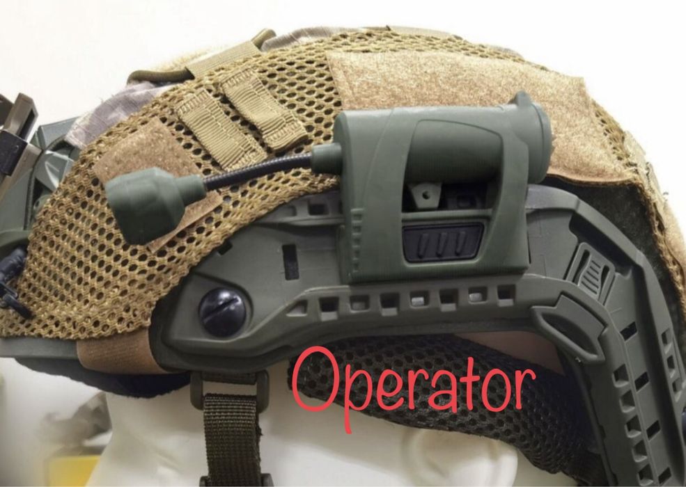 Тактичний ЛІХТАР ДЛЯ шолома з БАТАРЕЙКОЮ, 3-режимний СВІТЛОДІОДНИЙ