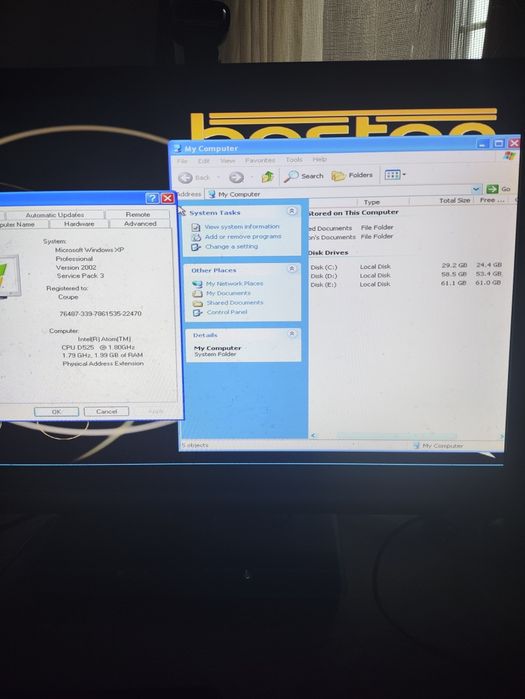 Міні ПК  Intel Atom D525 1.80GHz/2Gb/HDD 160Gb  Wireless