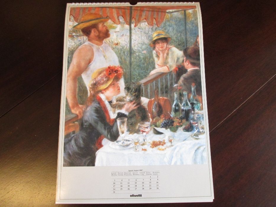 2 Calendários "Olivetti" - 1987 e 1989