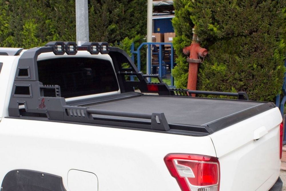 Nissan Navara Mercedes X orurowanie paki DAKAR Rollbar + 4xLED
