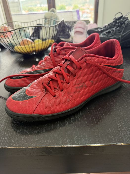 Nike HypervenomX Phade III IC Futsal Vermelhas/Preto 852543-616