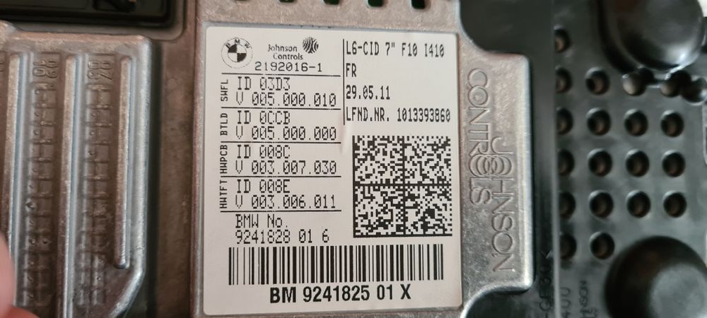 Bmw F11 F10 rádio gps champ cic mid