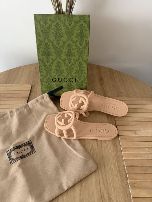 Klapki Gucci Sandały GG Interlocking G