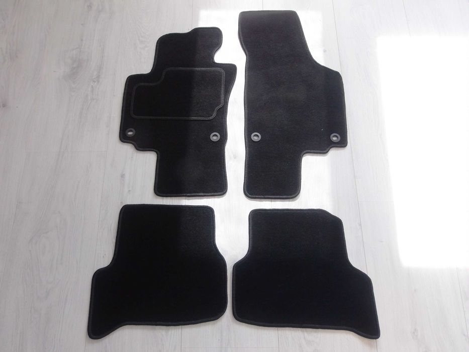 Dywaniki Welurowe VW Golf V + PLUS VI 6 Idealnie Dopasowane Stopery
