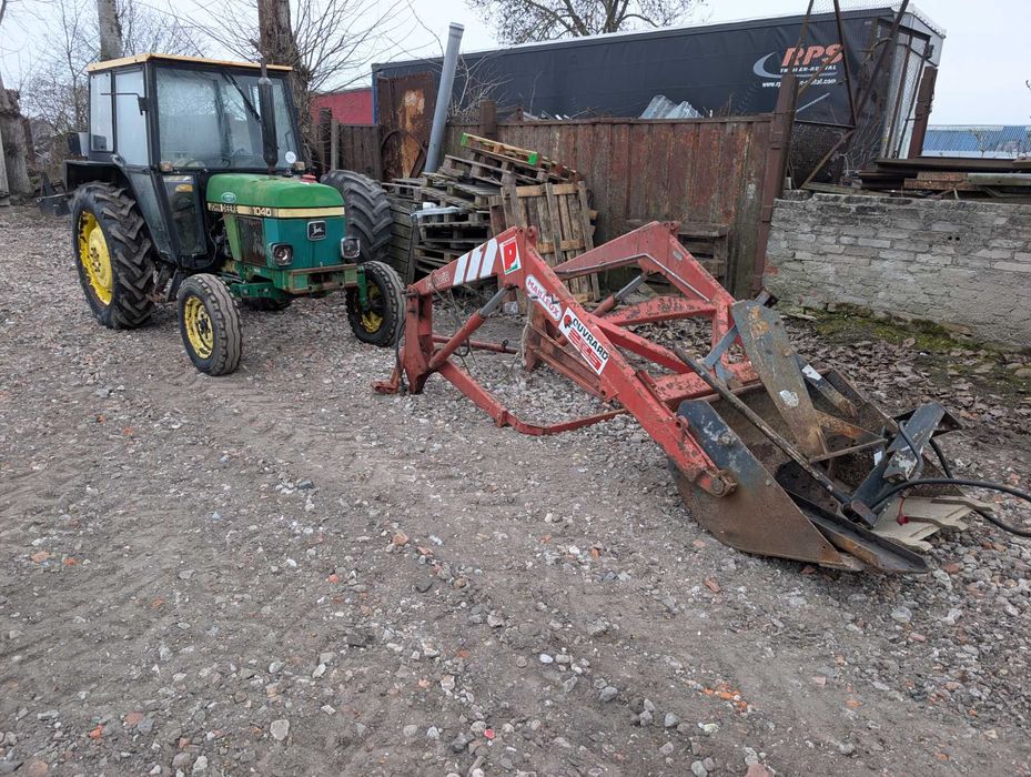 Ciągniki rolniczy John Deere 1040 z turem ursus Zetor 55km