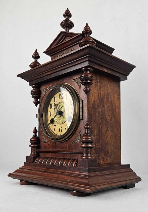 Piękny stary stylowy zegar kapliczka JUNGHANS - Antyk