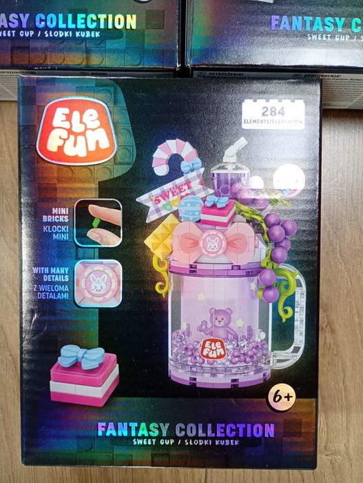 Zestaw klocków mini 3 pak Słodki kubek