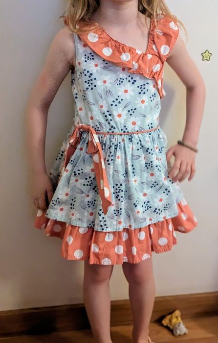 Vestido floral menina