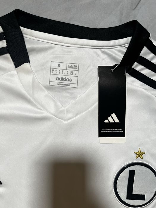 Legia Warszawa Koszulka Adidas S Czerwono-Biało, Nowa z Metką,