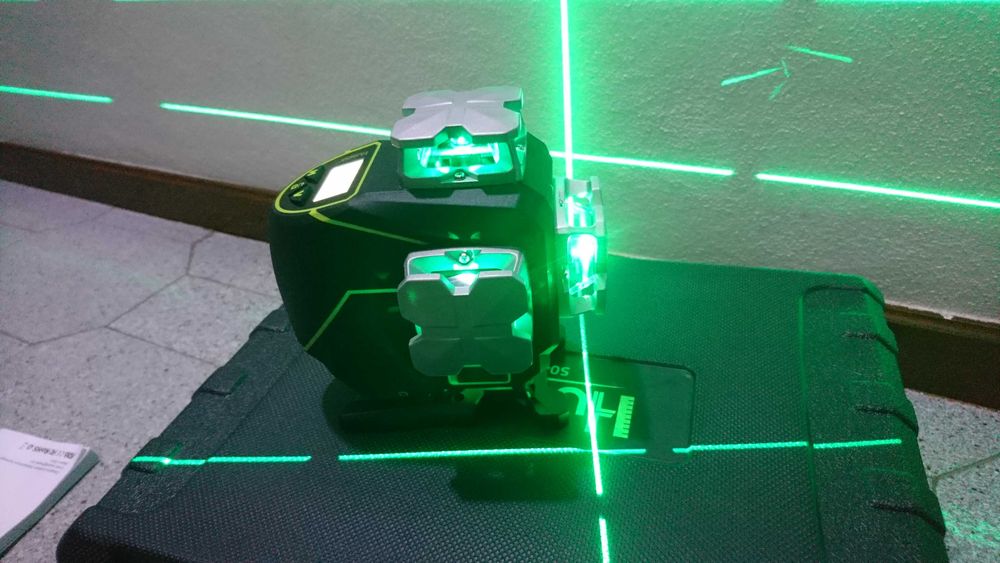 nível de laser Huepar S04CG/CR 4D NOVO