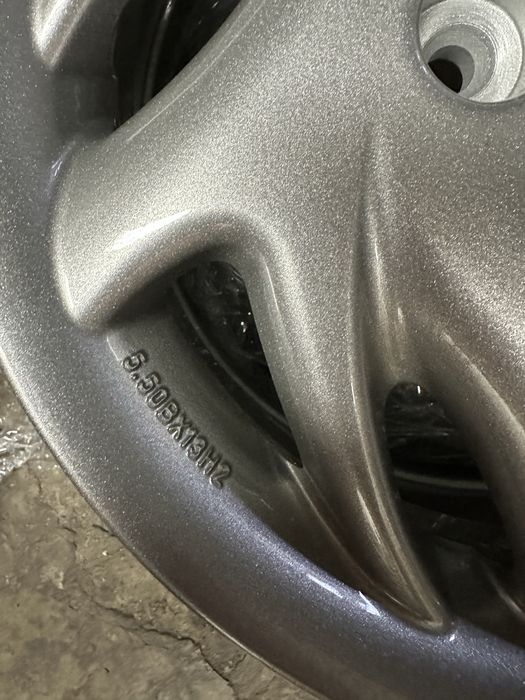 Felgi aluminiowe Fiat Seicento Sporting -po pełnej renowacji.