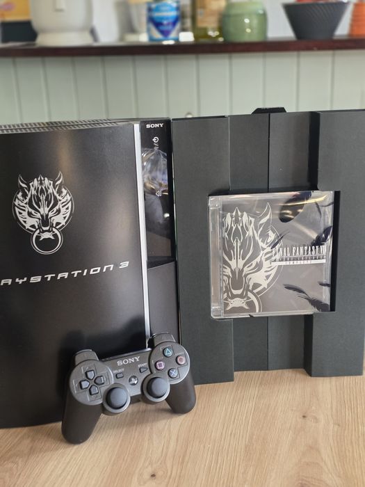 Limitowana Konsola Sony PlayStation 3 PS3 Fat Final Fantasy VII Cloud Black 160GB