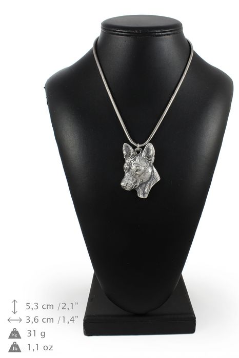 Basenji naszyjnik na lince Art-Dog