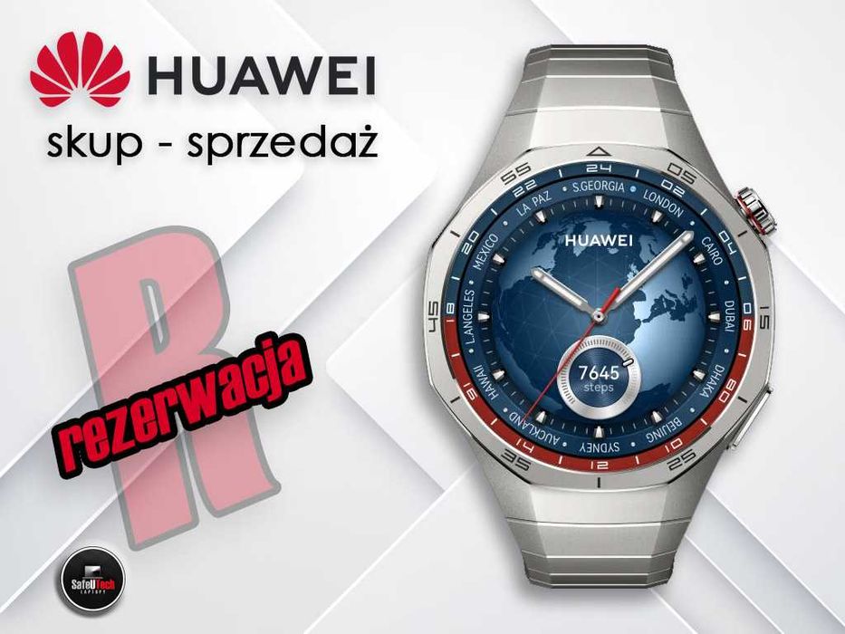 PIĘKNY Smartwatch Huawei Watch GT5 Pro Elite 46mm Szafir Bransoleta GW 03.2027 KPL.