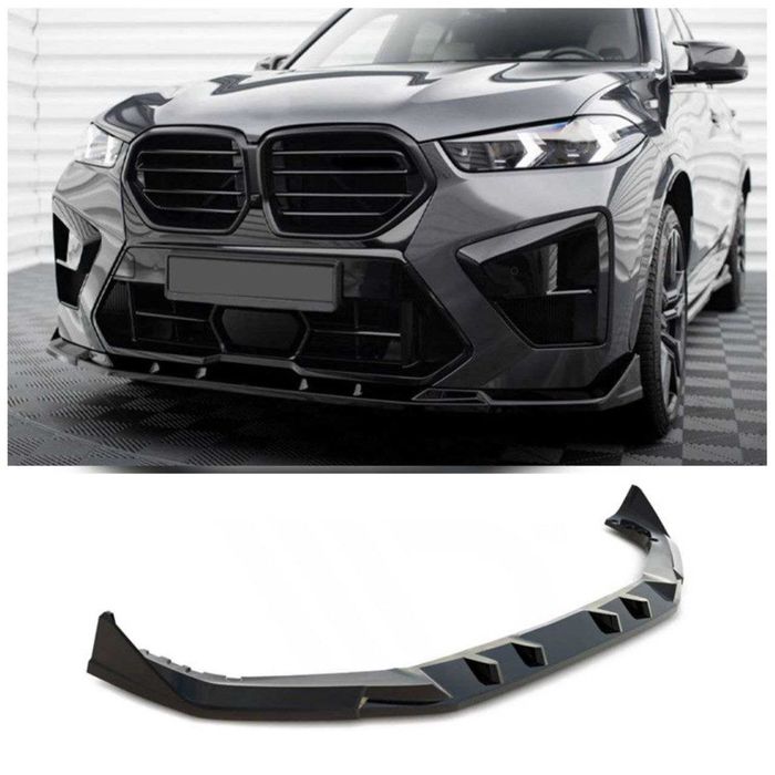 Сплиттер BMW G05 X5M F95 G06 X6M F96 стиль Maxton дифузор сплiтер губа