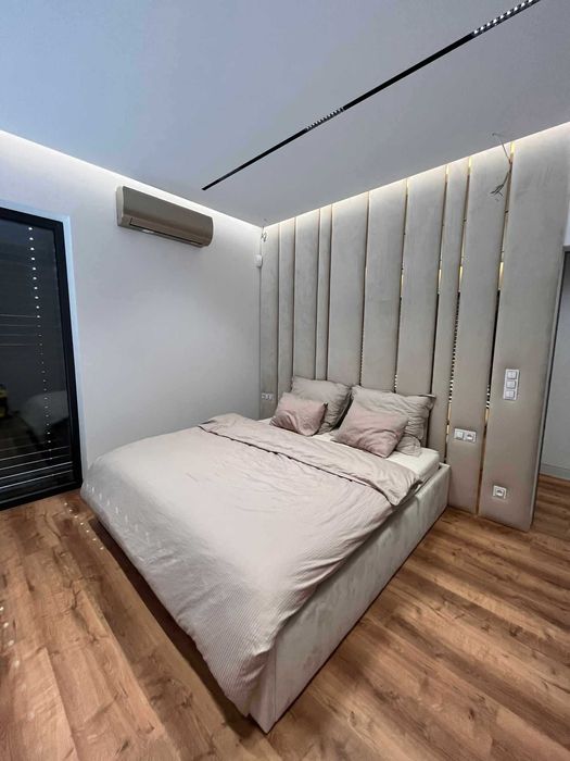 Panele tapicerowane na wymiar łózko box od producenta ozdobne listwy